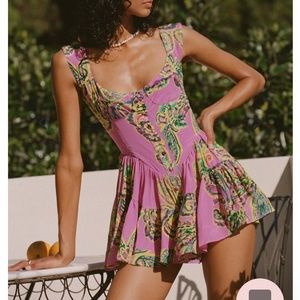 Vanessa Mooney Paisley Romper - XS